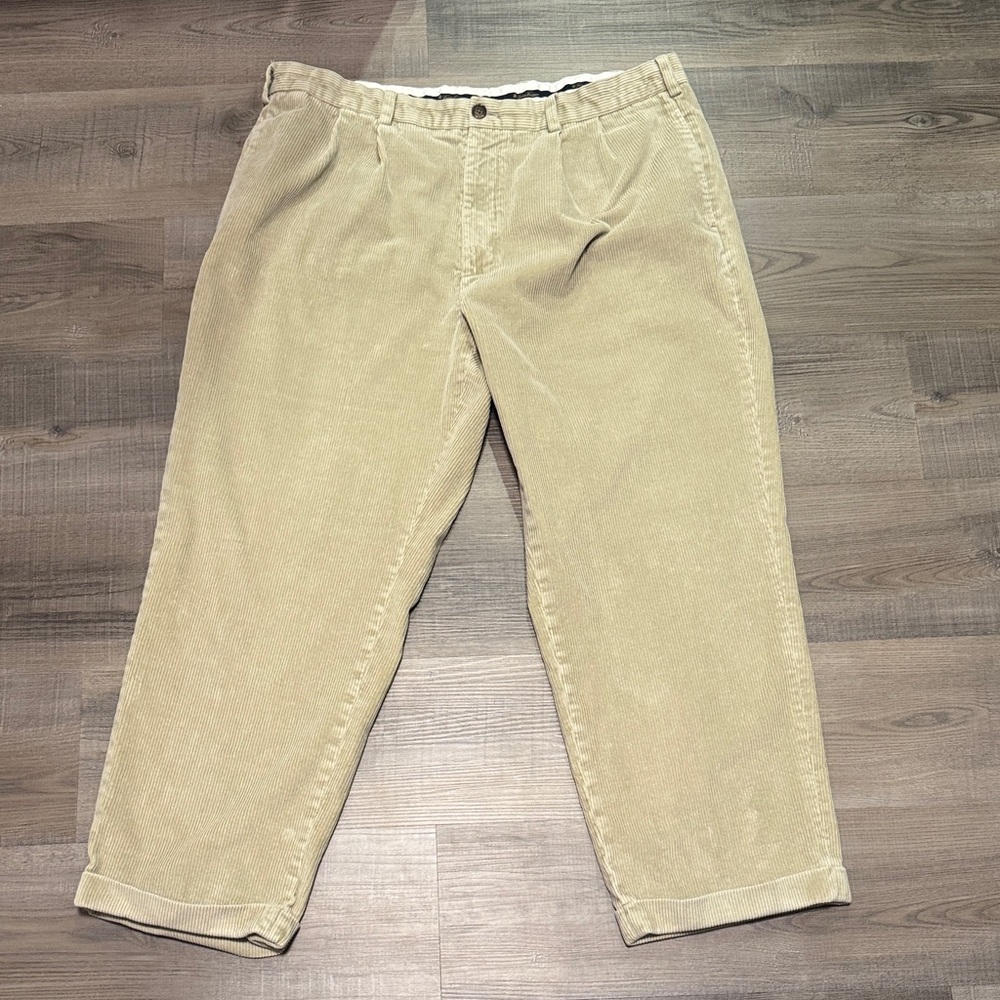 Brooks Brothers Men's Beige Corduroy Pants - Picture 2 of 3